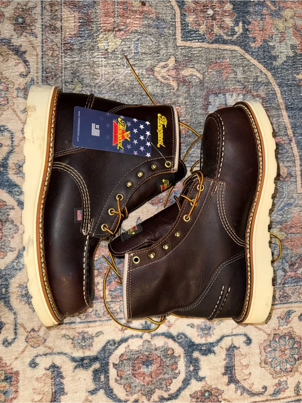 Thorogood Men’s Steel Toe Work 6 inch Boots Size 9 EE New with Tags